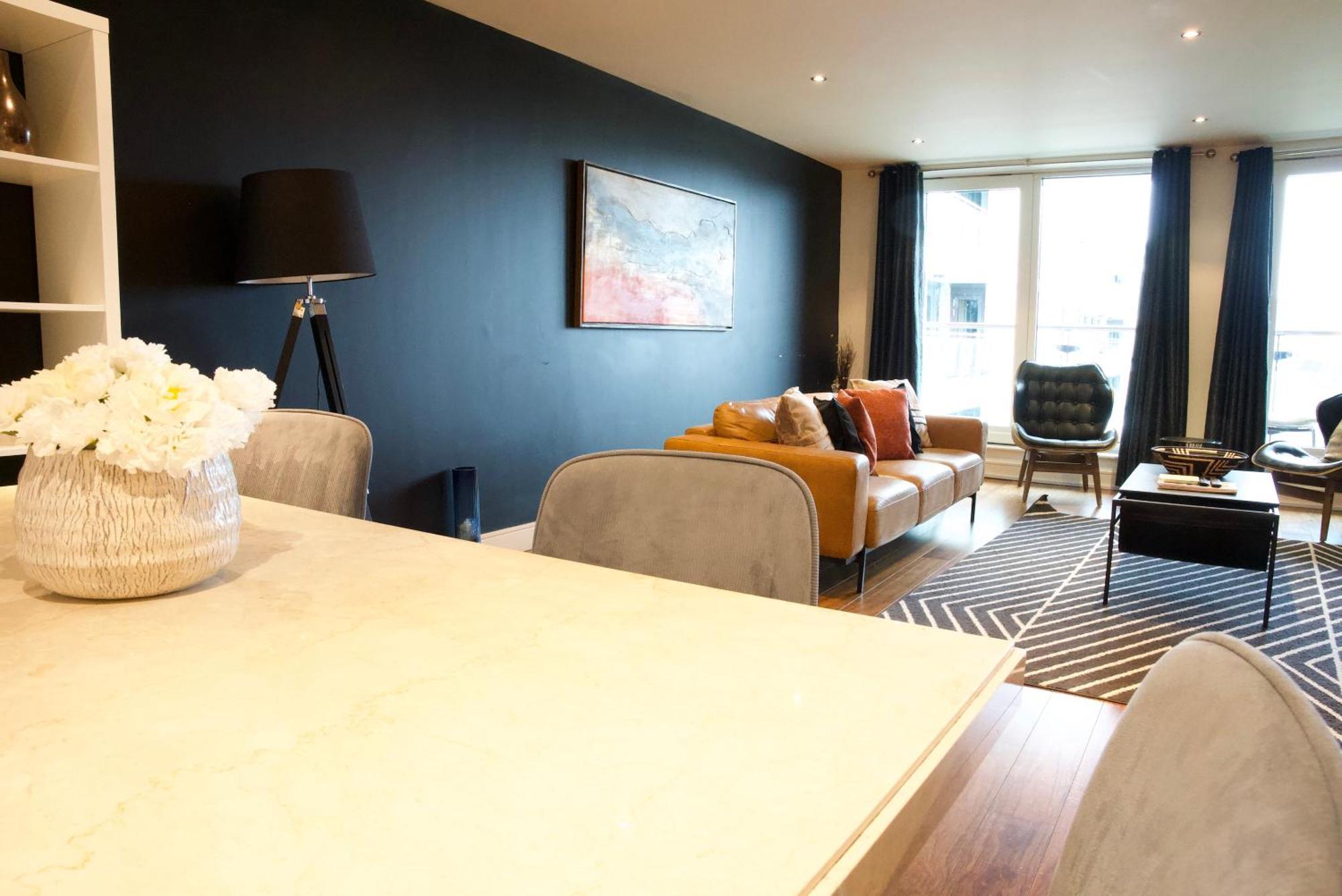 River View Flat In Imperialwharf Apartment London Exterior photo